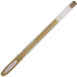 Uniball UM120 Noble Gel Pen 0.8mm Metallic Gold_2